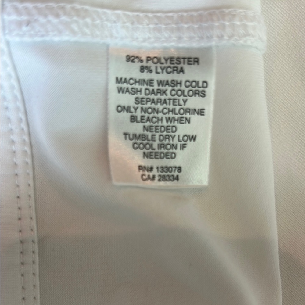 Lucky in Love White Tiered  Tennis Skirt - Picture 6 of 6